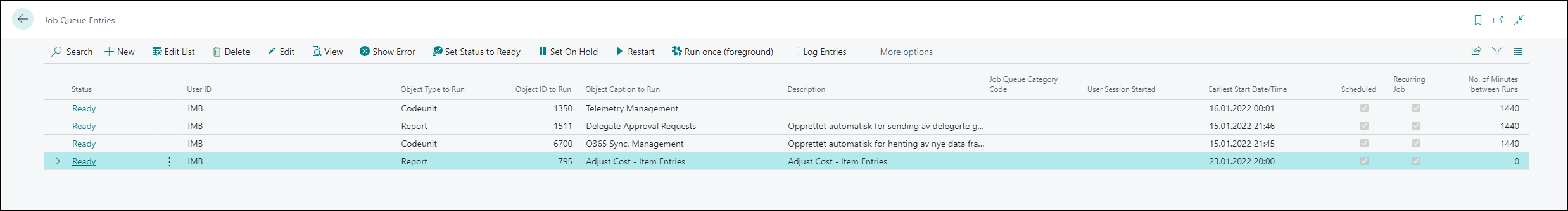 Cost adjustment in Microsoft Dynamics 365 Business Central – Business ...